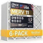 BNX TruFilter 18x20x1 MERV 11 Air Filters (6-Pack)