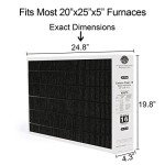 Lennox X6675 MERV 16 Air Filter 20x25x5