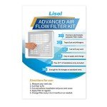 Lisol Complete Air Vent Filters Kit - 36 Filters