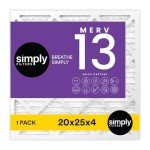 20x25x4 MERV 13 Air Filter for Home HVAC