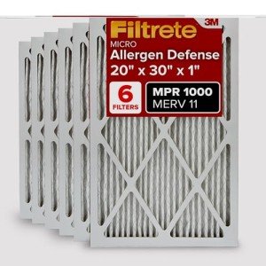 Filtrete 20x30x1 MERV 11 Air Filters - 6 Pack