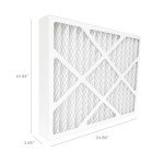 20x25x4 MERV 13 Pleated Air Filters - 2 Pack