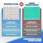 United Filter 16x20x4 MERV 13 Pleated Air Filters