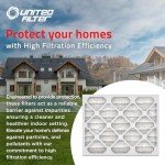 United Filter 16x20x4 MERV 13 Pleated Air Filters