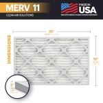 BNX TruFilter 16x25x2 MERV 11 Air Filters (4-Pack)