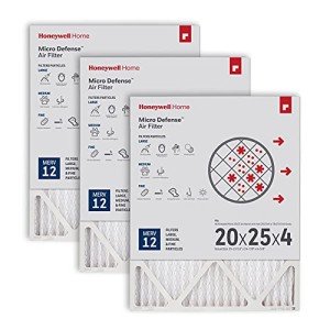 Honeywell 20x25x4 MERV 12 Air Filter 3-Pack