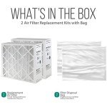 Honeywell 16x20x4 MERV 11 Air Filters - 2-Pack