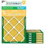 MERV 11 16x24x1 Air Filters - 6-Pack