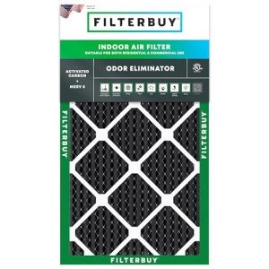 Filterbuy 24x24x1 MERV 8 Pleated Air Filter