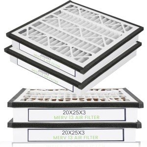 20x25x3 MERV 13 Pleated Air Filters (2-Pack)