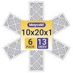 Maycold 10x20 Air Filters, MERV 13 (6 Pack)