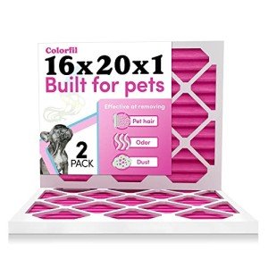 Colorfil 16x20x1 Color Changing Pet Air Filters