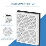 20x25x3 MERV 13 Pleated Air Filters - 2 Pack