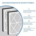 20x25x3 MERV 13 Pleated Air Filters - 2 Pack