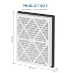 20x25x3 MERV 13 Pleated Air Filters - 2 Pack