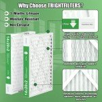 14x20x2 MERV 8 Pleated Air Filters - 4 Pack