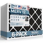 BNX TruFilter 18x24x1 MERV 12 Odor Defense Filters