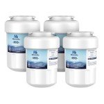 MARRIOTTO NSF 42 Refrigerator Water Filter Cartridges 4-Pack