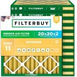 20x20x2 MERV 11 Allergen Air Filters (12-Pack)