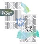 Nordic Pure 16x25x5 MERV 14 Air Filters - 2 Pack