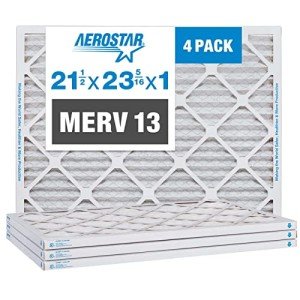 MERV 13 Pleated Air Filters, 4 Pack