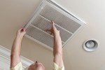 14"x36" Steel Air Filter Grille - White