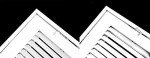 14"x36" Steel Air Filter Grille - White