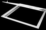 14"x36" Steel Air Filter Grille - White