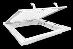 14"x36" Steel Air Filter Grille - White