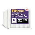 Filtrete 23.5” AC Furnace Air Filter, 6-Pack