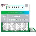 17x17 MERV 8 Pleated Air Filters (2-Pack)