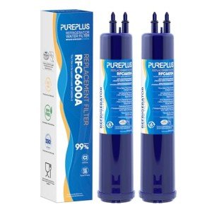 PUREPLUS Refrigerator Water Filter 2-Pack Compatible