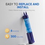 PUREPLUS Refrigerator Water Filter 2-Pack Compatible