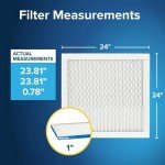 Filtrete MERV 13 24x24x1 Air Filter, 6-Pack