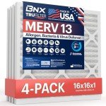 BNX TruFilter MERV 13 Air Filters (4-Pack)