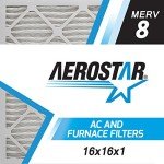 Aerostar 16x16 MERV 8 Pleated Air Filters, 6 Pack