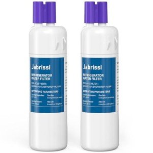 Jabrissi 2-Pack Water Filter for Whirlpool Refrigerators