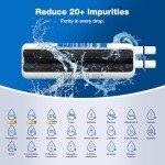 Jabrissi 2-Pack Water Filter for Whirlpool Refrigerators