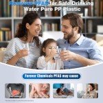 Jabrissi 2-Pack Water Filter for Whirlpool Refrigerators