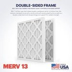 BNX TruFilter 14x14x1 MERV 13 Air Filters 6-Pack