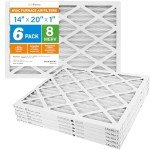 LotFancy 14x20x1 MERV8 Air Filter 6-Pack