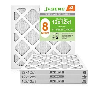 12x12x1 MERV 8 Air Filters, 4-Pack