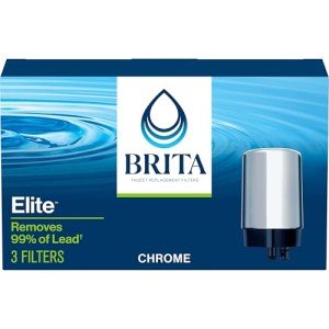 Brita Faucet Water Filter, 3 Count - Removes Lead