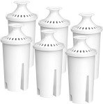 FilterLogic NSF Certified Pitcher Water Filters (6 Pack)