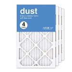 AIRx 13x21.5x1 MERV 8 Pleated Air Filters 4-Pack