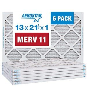 Aerostar MERV 11 Pleated Air Filters 6-Pack