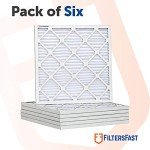 MERV 13 10x24x1 Air Filters, 6 Pack