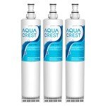 AQUA CREST Refrigerator Water Filter Replacement Pack of 3