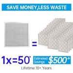 UBeesize Washable Electrostatic Air Filter, MERV 8