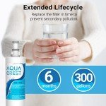AQUA CREST Refrigerator Water Filter Replacement Pack of 3
